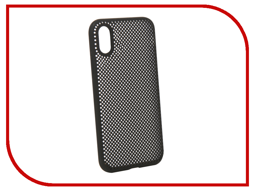 

Аксессуар Чехол Liberty Project для APPLE iPhone X Silicone Dot Case Black 0L-00040408, 0L-00040408