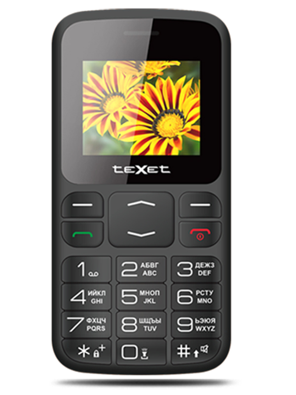 Zakazat.ru: Сотовый телефон teXet TM-B208 Black