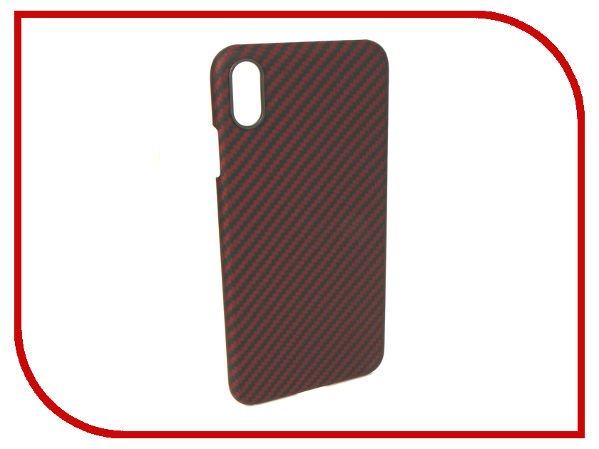 

Аксессуар Чехол для APPLE iPhone XS Max Pitaka Aramid Case Black-Red KI9003XM, KI9003XM