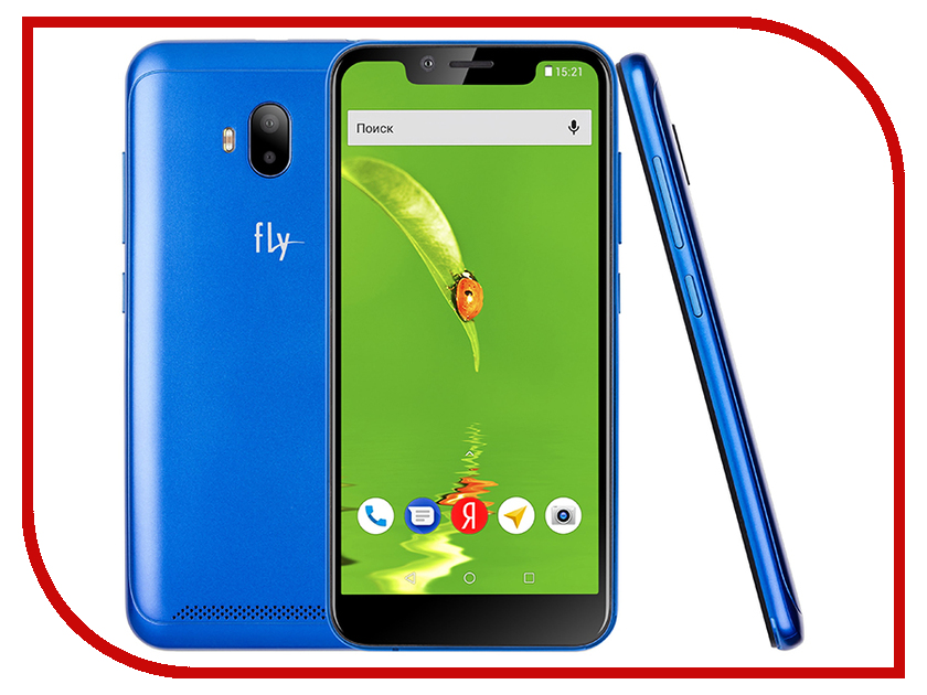 

Сотовый телефон Fly View LTE Blue, View