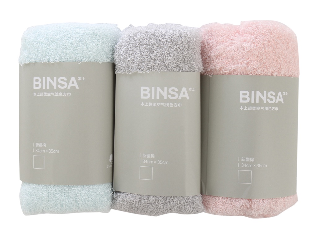 

Полотенце Xiaomi Binsa 340x350mm 3шт, Binsa
