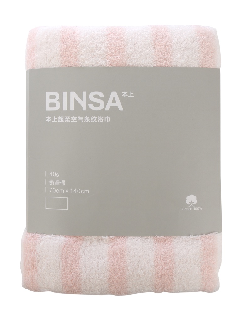 

Полотенце Xiaomi Binsa 70x140cm White-Pink, Binsa