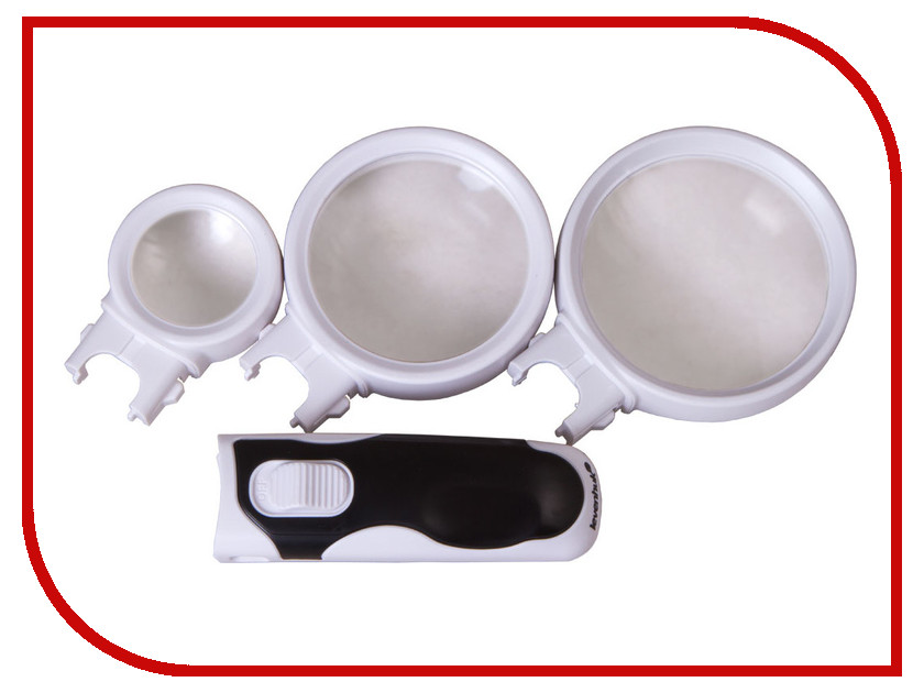 

Мультилупа Levenhuk Zeno Multi ML11 2.5x/6x/16x 72605, 72605