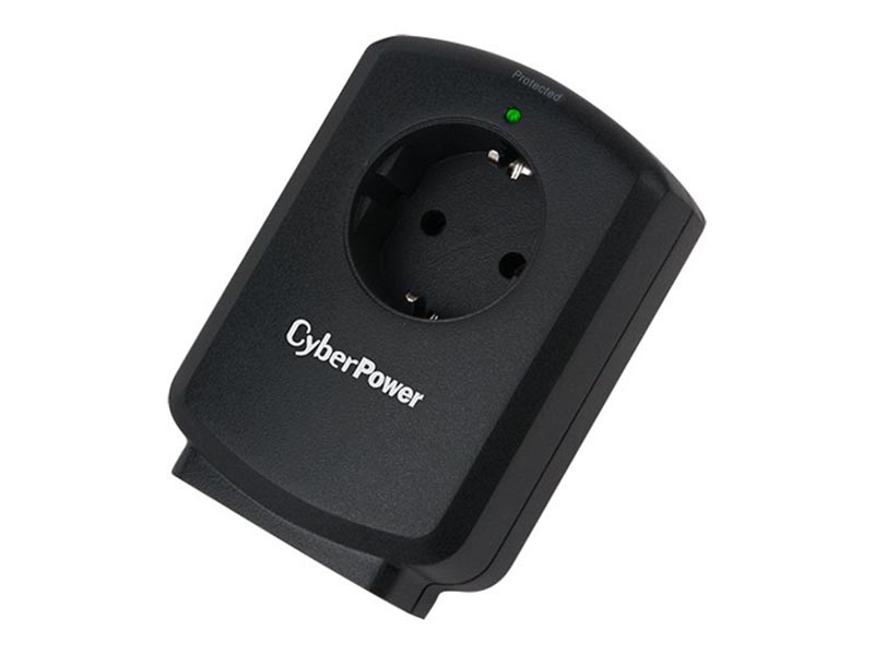 фото Сетевой фильтр cyberpower 1 sockets black b01wsa0-de_b 0221277