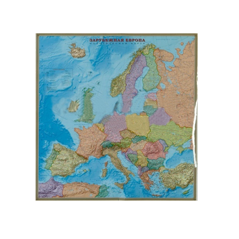 

Карта политическая Глобусный Мир Зарубежная Европа 20062, 20062