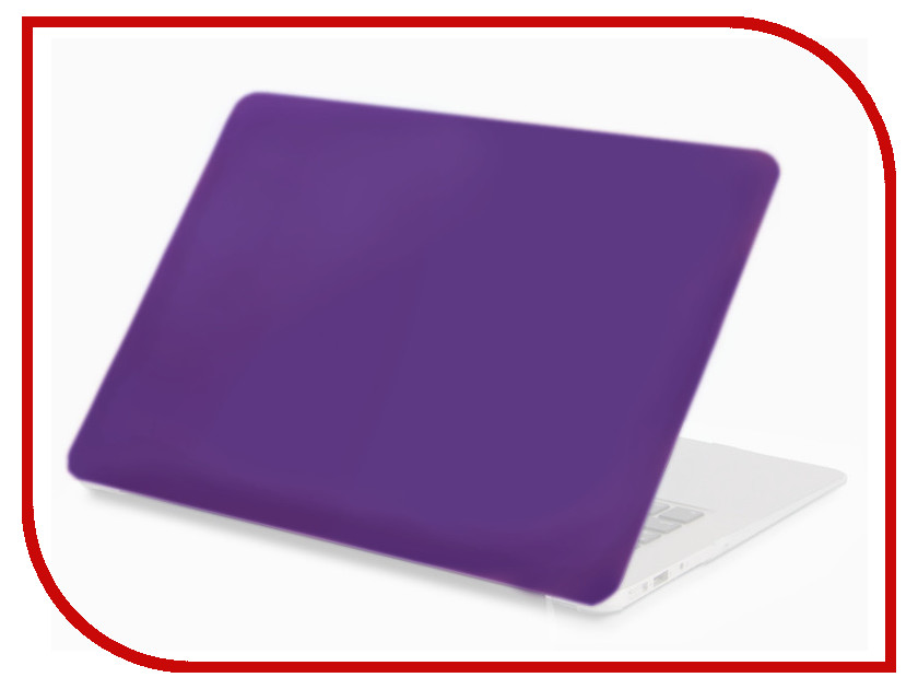 

Аксессуар Чехол 13-inch Gurdini для APPLE MacBook Air 13 New 2018 Plastic Matt Dark Purple 907937, 907937