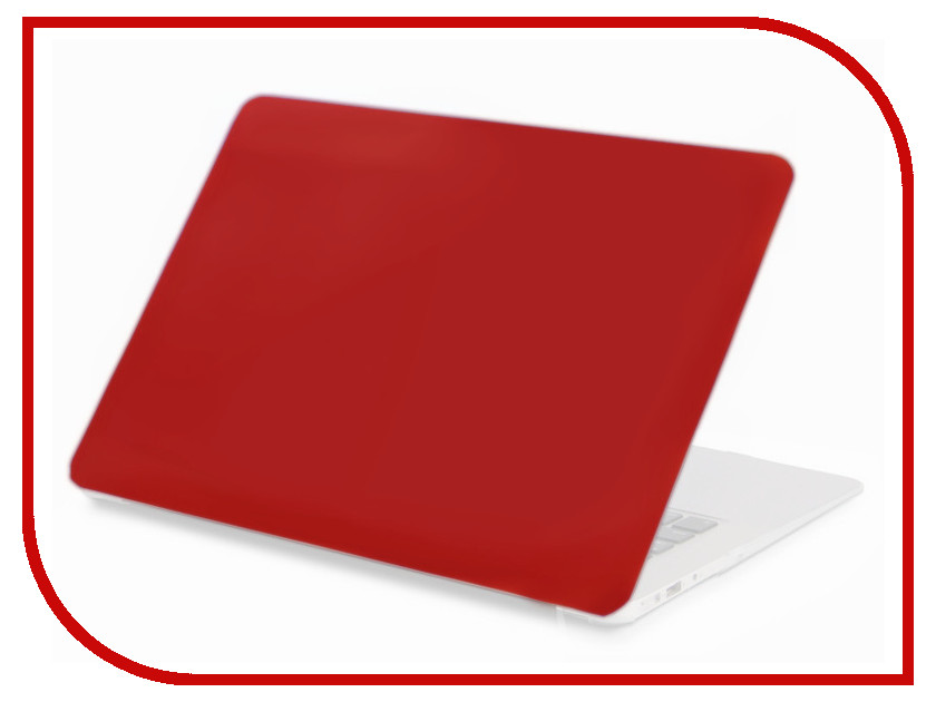 

Аксессуар Чехол 13-inch Gurdini для APPLE MacBook Air 13 New 2018 Plastic Matt Red 907727, 907727