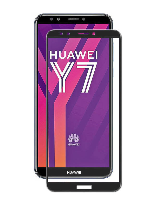 

Защитный экран Red Line для Huawei Y7 2019 Full Screen Tempered Glass Full Glue Black УТ000017071, УТ000017071