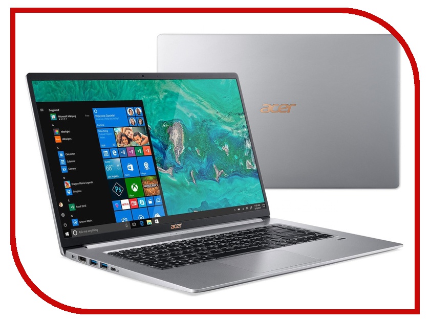 

Ноутбук Acer Swift 5 SF515-51T-7749 NX.H7QER.003 (Intel Core i7-8565U 1.8 GHz/16384Mb/512Gb SSD/Intel HD Graphics/Wi-Fi/Bluetooth/Cam/15.6/1920x1080/Touchscreen/Windows 10 64-bit), NX.H7QER.003