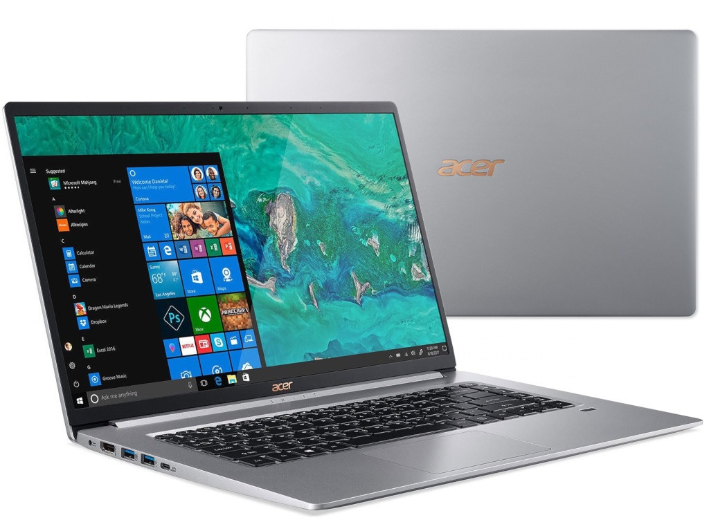 

Ноутбук Acer Swift 5 SF515-51T-7749 NX.H7QER.003 (Intel Core i7-8565U 1.8 GHz/16384Mb/512Gb SSD/Intel HD Graphics/Wi-Fi/Bluetooth/Cam/15.6/1920x1080/Touchscreen/Windows 10 64-bit), NX.H7QER.003