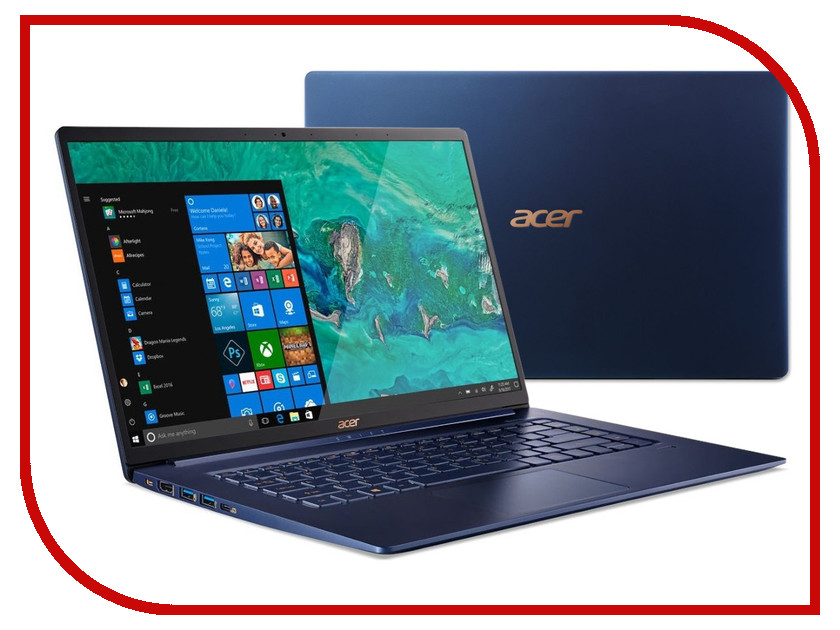 

Ноутбук Acer Swift 5 SF515-51T-773Q NX.H69ER.005 (Intel Core i7-8565U 1.8 GHz/16384Mb/1000Gb SSD/Intel HD Graphics/Wi-Fi/Bluetooth/Cam/15.6/1920x1080/Touchscreen/Windows 10 64-bit), NX.H69ER.005
