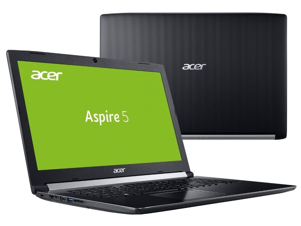 фото Ноутбук Acer Aspire A517-51G-88DV Black NX.GSXER.018 (Intel Core i7-8550U 1.8 GHz/8192Mb/1000Gb+128Gb SSD/nVidia GeForce MX150 2048Mb/Wi-Fi/Bluetooth/Cam/17.3/1920x1080/Windows 10 Home 64-bit)