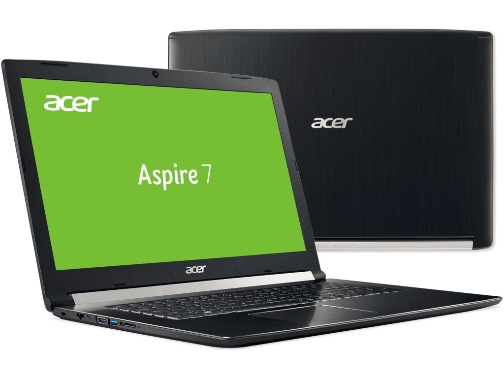 

Ноутбук Acer Aspire A717-72G-754U Black NH.GXDER.007 (Intel Core i7-8750H 2.2 GHz/16384Mb/1000Gb+128Gb SSD/nVidia GeForce GTX 1050 4096Mb/Wi-Fi/Bluetooth/Cam/17.3/1920x1080/Windows 10 Home 64-bit), Aspire A717-72G-754U