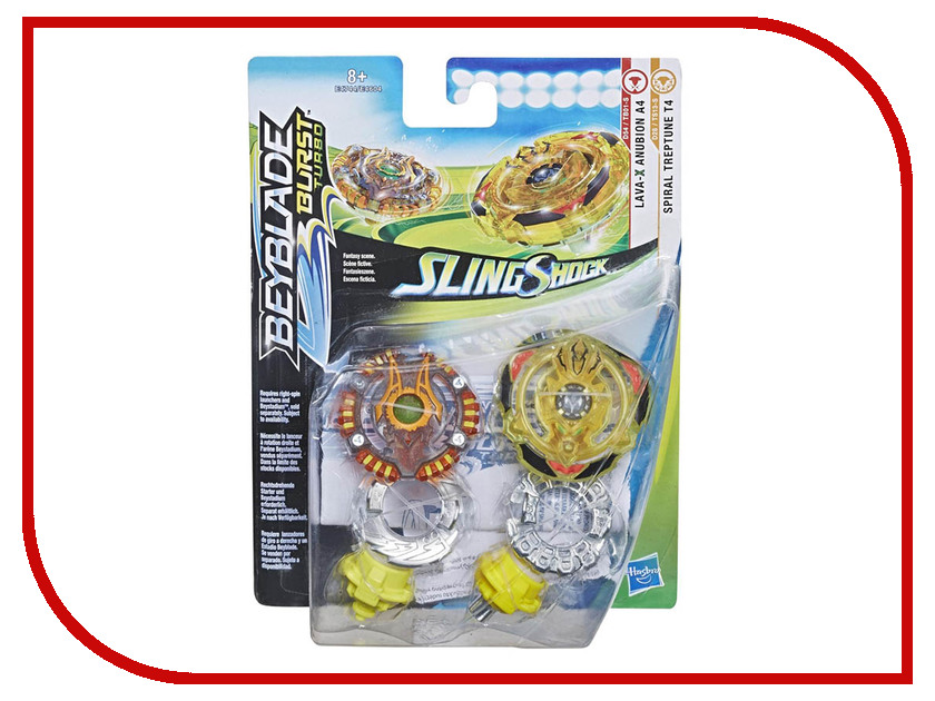 

Игрушка Hasbro Игровой набор 2 волчка Буйблэйд Слингшок E4604EU4, E4604EU4