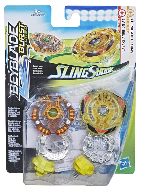 

Игрушка Hasbro Игровой набор 2 волчка Буйблэйд Слингшок E4604EU4, E4604EU4