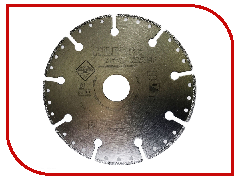 

Диск Trio Diamond Hilberg Super Metall 520125 алмазный отрезной 125x22.23mm, 520125