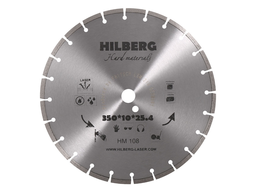 фото Диск Trio Diamond Диск Hilberg Hard Materials Лазер HM108 алмазный отрезной 350x25.4x12mm