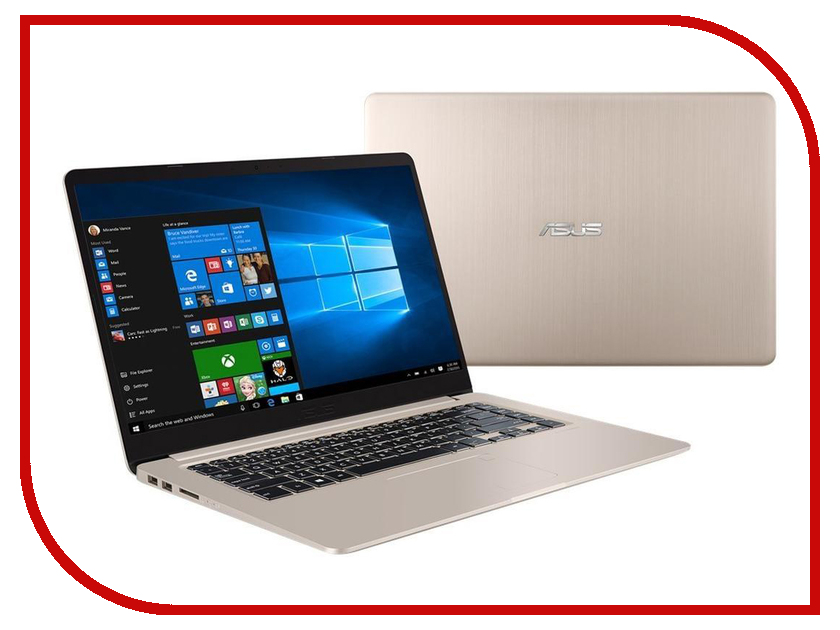 

Ноутбук ASUS S510UN-BQ301T 90NB0GS1-M08970 Gold Metal (Intel Core i5 8250U 1.6Ghz/8192Mb/256Gb SSD/nVidia GeForce MX150 2048Mb/Wi-Fi/Bluetooth/Cam/15.6/1920x1080/Windows 10), 90NB0GS1-M08970