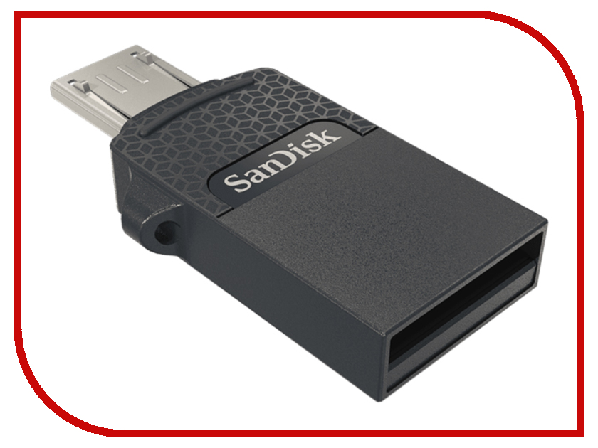 

USB Flash Drive 16GB - SanDisk Dual Drive USB 2.0 SDDD1-016G-G35, SDDD1-016G-G35
