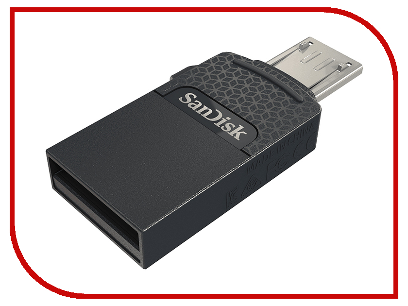 фото USB Flash Drive 32GB - SanDisk Dual Drive USB 2.0 SDDD1-032G-G35