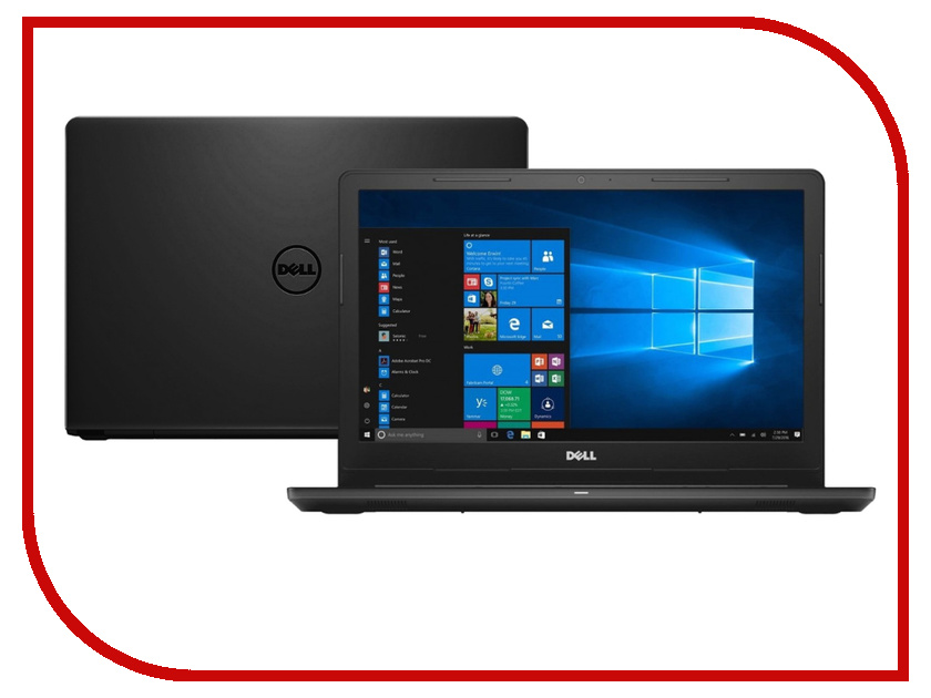

Ноутбук Dell Inspiron 3576 Black 3576-5256 (Intel Core i3-7020U 2.3 GHz/4096Mb/1000Gb/DVD-RW/AMD Radeon 520 2048Mb/Wi-Fi/Bluetooth/Cam/15.6/1920x1080/Windows 10 Home 64-bit), Inspiron 3576