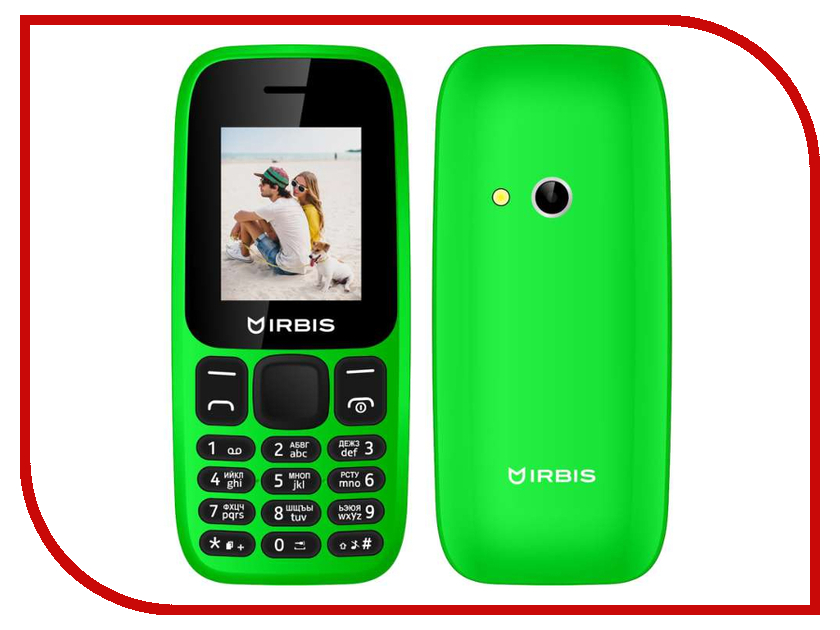 

Сотовый телефон Irbis SF16 Green, SF16