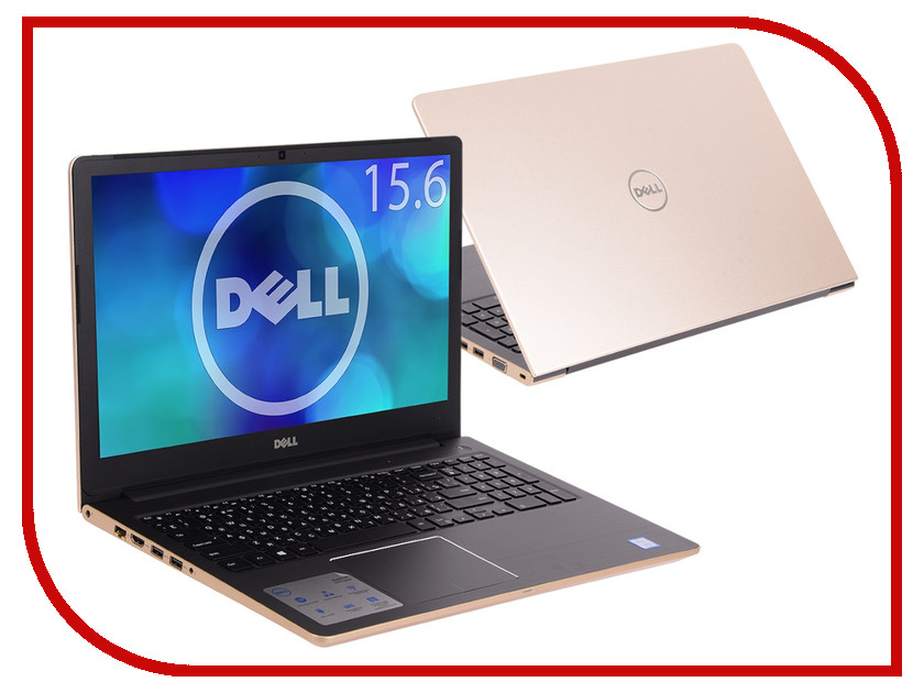 

Ноутбук Dell Vostro 5568 Gold 5568-7233 (Intel Core i5-7200U 2.5 GHz/4096Mb/1000Gb/nVidia GeForce GTX 940MX 2048Mb/Wi-Fi/Bluetooth/Cam/15.6/1920x1080/Windows 10 Home 64-bit), Vostro 5568