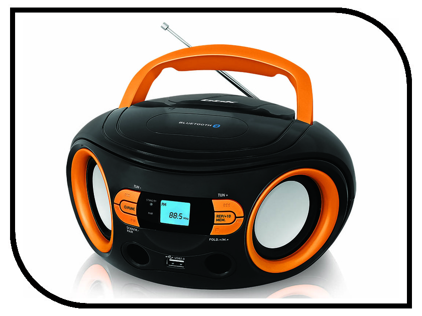 

Магнитола BBK BS15BT Black-Orange, BS15BT