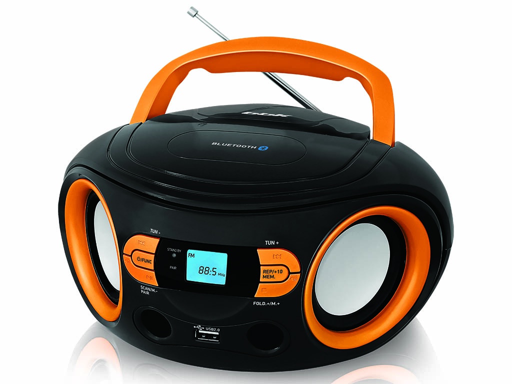 

Магнитола BBK BS15BT Black-Orange, BS15BT