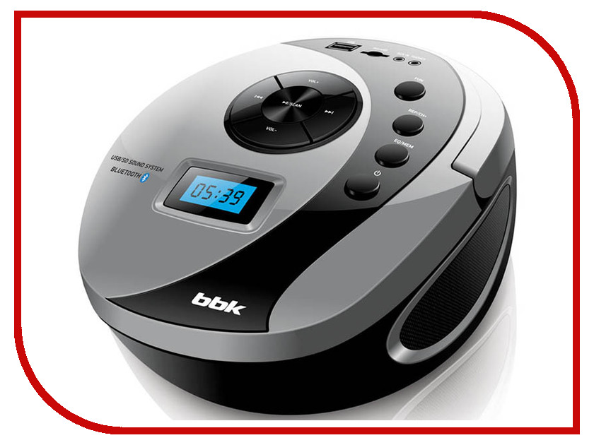 

Магнитола BBK BS10BT Black-Grey, BS10BT