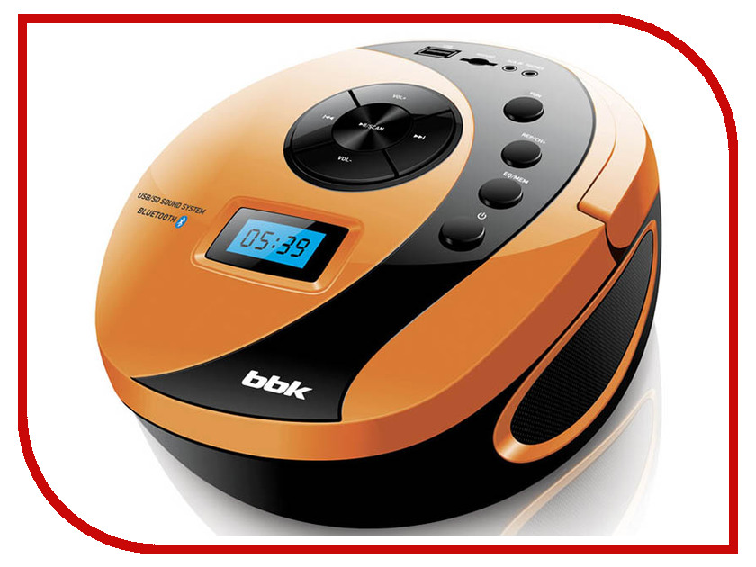 

Магнитола BBK BS10BT Black-Orange, BS10BT