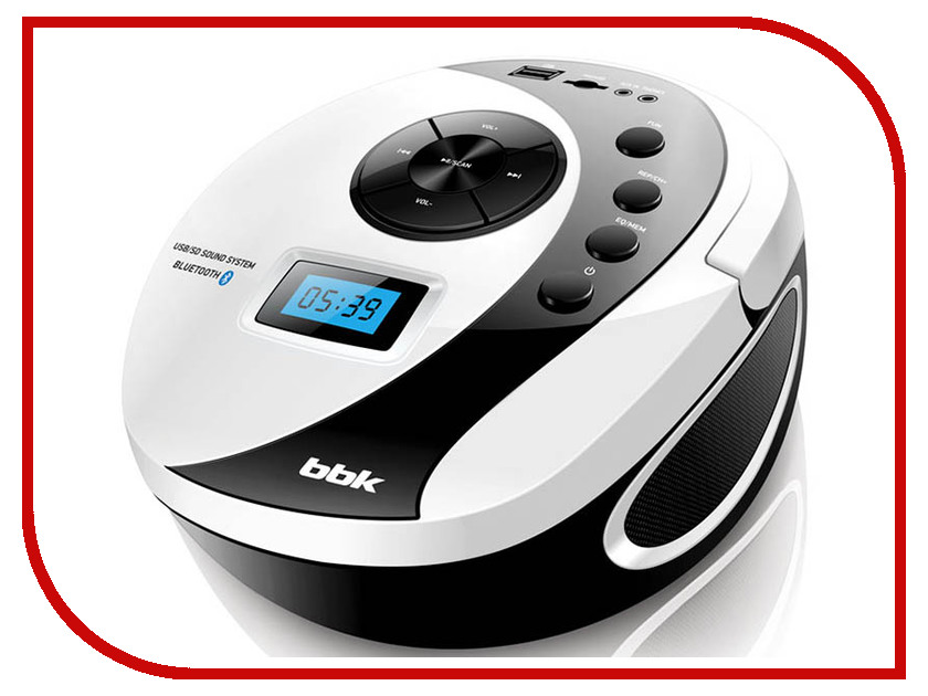 

Магнитола BBK BS10BT White-Black, BS10BT
