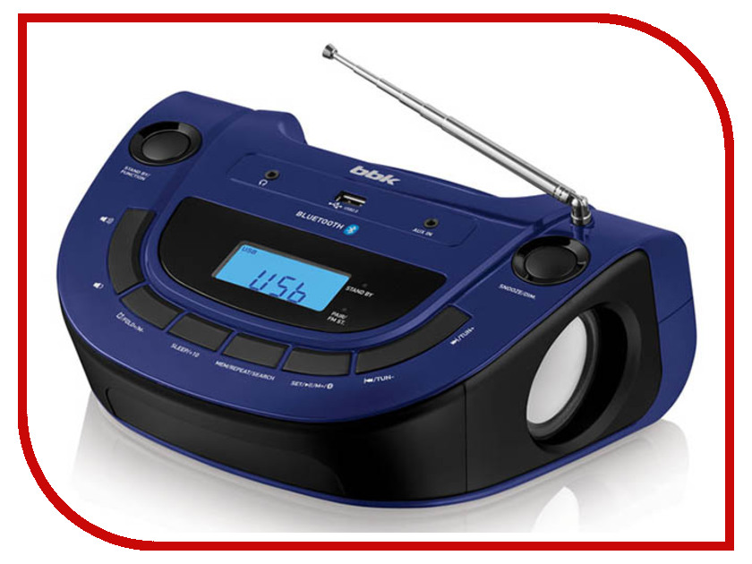 

Магнитола BBK BS07BT Dark Blue, BS07BT