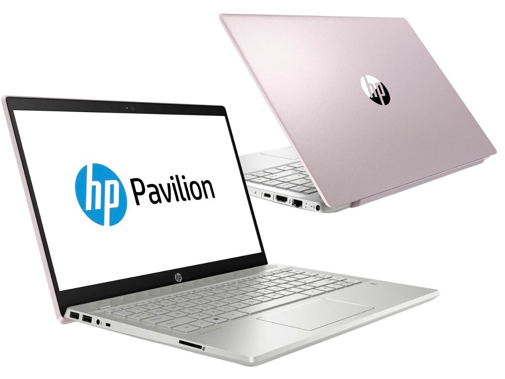 

Ноутбук HP Pavilion 14-ce0027ur Tranquil Pink 4GP60EA (Intel Core i5-8250U 1.6 GHz/8192Mb/1000Gb+128Gb SSD/nVidia GeForce MX150 2048Mb/Wi-Fi/Bluetooth/Cam/14.0/1920x1080/Windows 10 Home 64-bit), Pavilion 14-ce0027ur