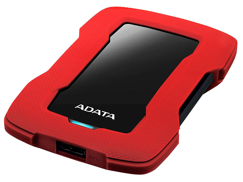 Жесткий диск ADATA HD330 2TB Red AHD330-2TU31-CRD