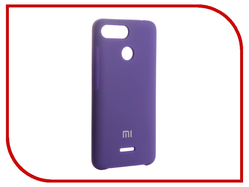 

Аксессуар Чехол Innovation для Xiaomi Redmi 6 Silicone Purple 13551, 13551