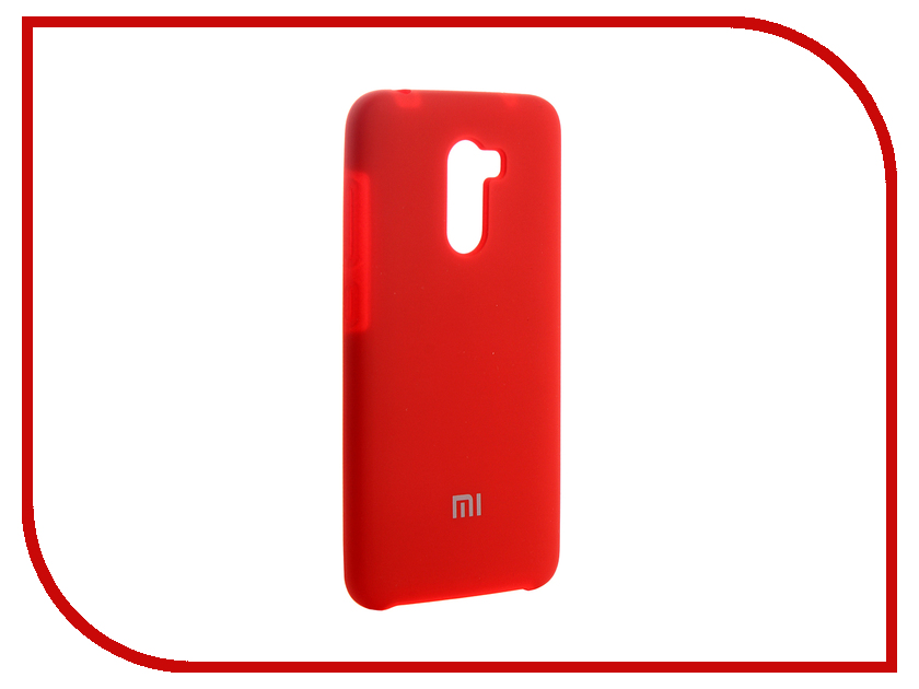 

Аксессуар Чехол Innovation для Xiaomi Pocophone F1 Silicone Red 13543, 13543