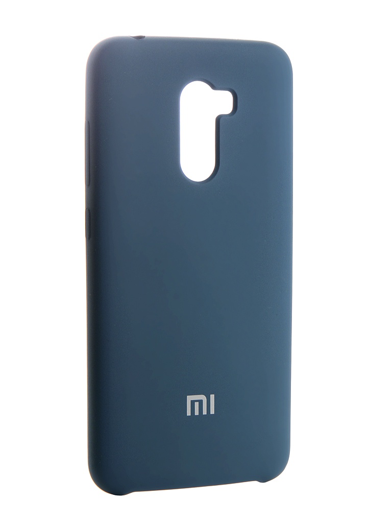 

Чехол Innovation для Xiaomi Pocophone F1 Silicone Blue 13541, 13541