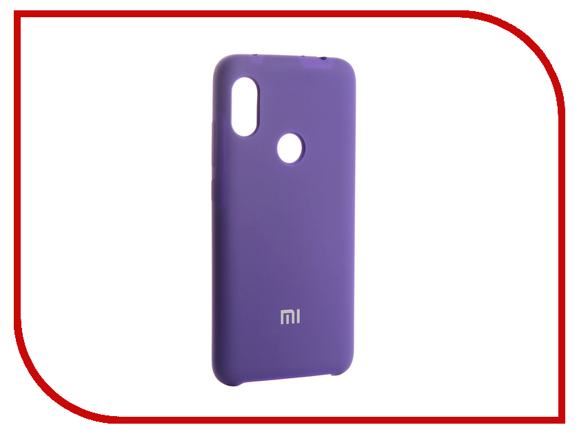 

Аксессуар Чехол для Xiaomi Redmi Note 6 Innovation Silicone Purple 13532, 13532