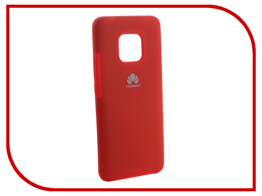 

Аксессуар Чехол для Huawei Mate 20 Pro Innovation Silicone Red 13528, 13528