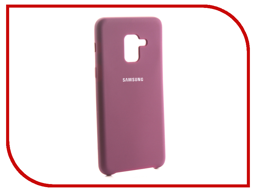 фото Аксессуар Чехол Innovation для Samsung Galaxy A8 2018 Silicone Purple 13568