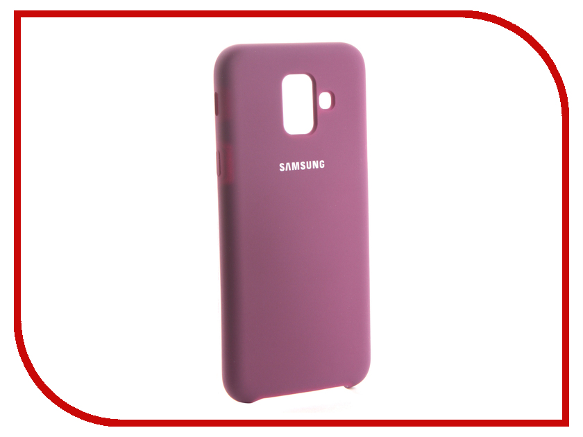 фото Аксессуар Чехол Innovation для Samsung Galaxy A6 2018 Silicone Purple 13566