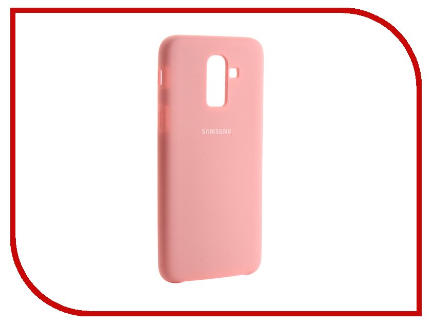 фото Аксессуар Чехол Innovation для Samsung Galaxy J8 2018 Silicone Pink 13489