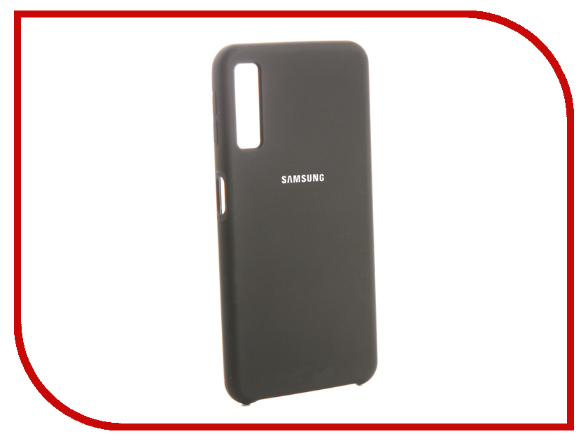 фото Аксессуар Чехол Innovation для Samsung Galaxy A7 2018 Silicone Black 13475