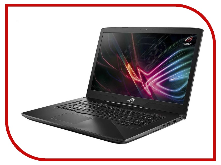 

Ноутбук ASUS ROG GL703GE-GC100 90NR00D2-M04350 (Intel Core i7-8750H 2.2 GHz/16384Mb/1000Gb+128Gb SSD/nVidia GeForce GTX 1050Ti 4096Mb/Wi-Fi/Bluetooth/Cam/17.3/1920x1080/DOS), GL703GE-GC100