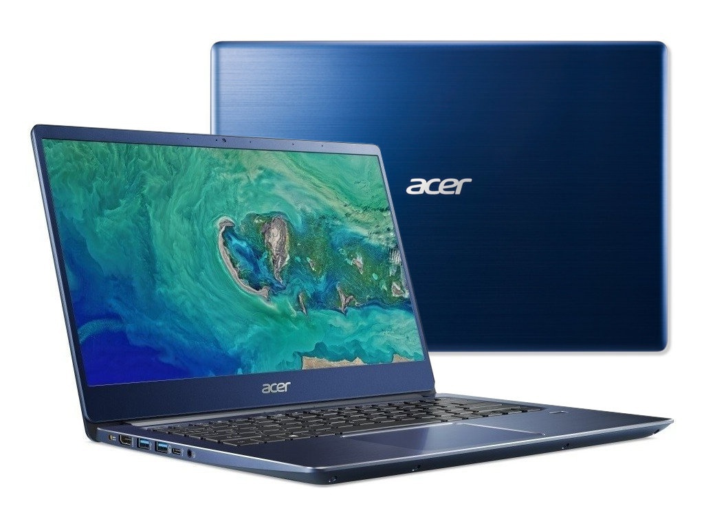 

Ноутбук Acer Swift 3 SF314-54-88QB Blue NX.GYGER.003 (Intel Core i7-8550U 1.8 GHz/8192Mb/256Gb SSD/No ODD/Intel HD Graphics/Wi-Fi/Bluetooth/Cam/14.0/1920x1080/Windows 10 64-bit), NX.GYGER.003