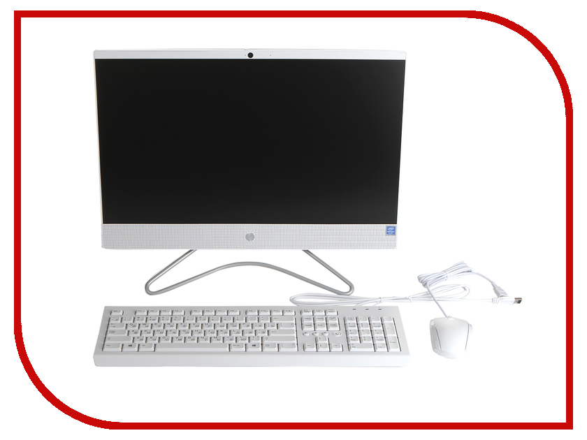 фото Моноблок HP 22-c0011ur White 4HE40EA (Intel Pentium Silver J5005 1.5 GHz/8192Mb/1Tb/UHD Graphics 605/Wi-Fi/Bluetooth/Cam/21.5/1920x1080/DOS) Hp (hewlett packard)