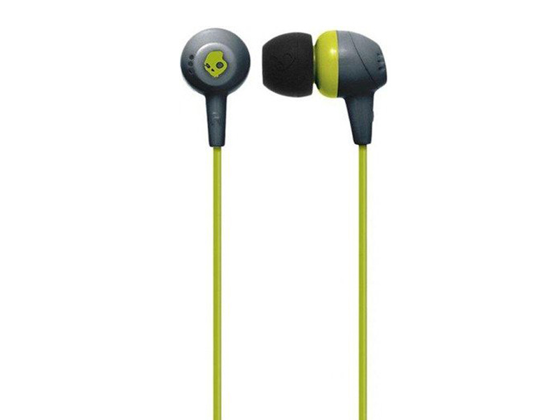 фото Наушники skullcandy jib in-ear w/o mic gray-hotlime-hotlime s2dufz-385