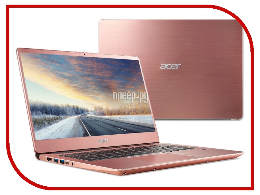 

Ноутбук Acer Swift SF314-56-76KR Pink NX.H4GER.003 (Intel Core i7-8565U 1.8 GHz/8192Mb/256Gb SSD/Intel HD Graphics/Wi-Fi/Bluetooth/Cam/14.0/1920x1080/Linux), Swift SF314-56-76KR