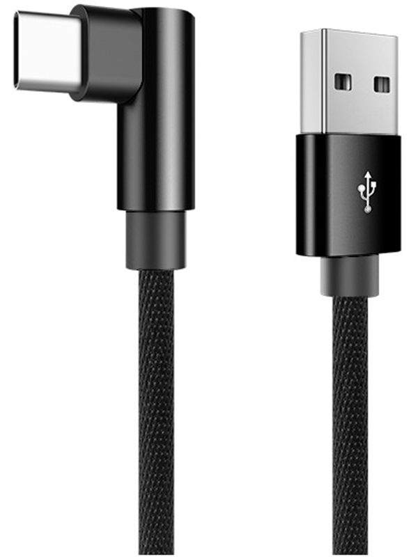 

Аксессуар Rock USB - USB Type-C L-Shape Metal Charge&Sync 1.2m Black, 76950